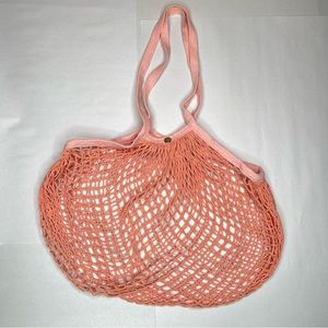 Reusable Mesh Cotton Net Bag Reusable Farmers Market Bag